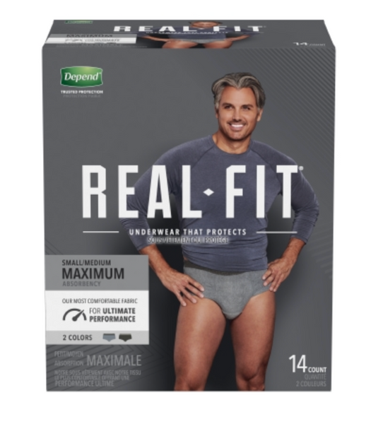 Briefs – Male - Depend Real-Fit Heavy Absorbency